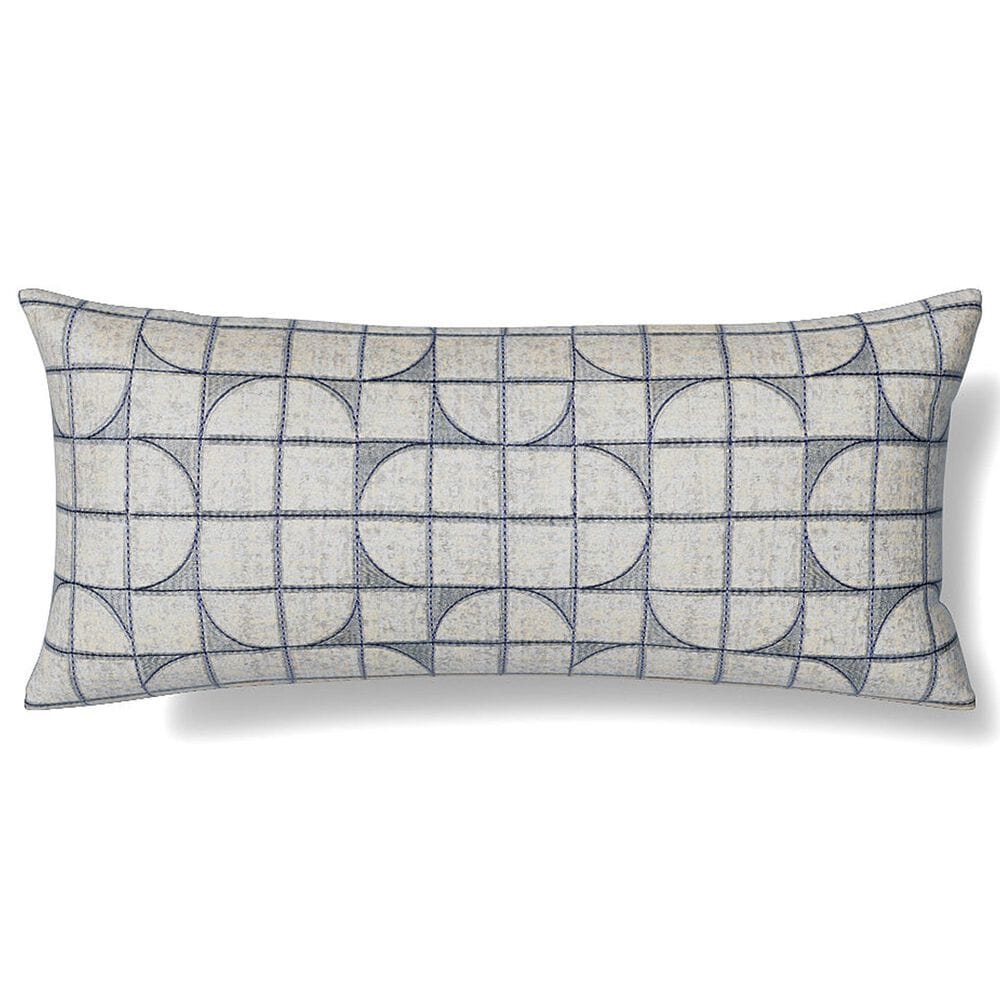 Ann Gish Capsule 16" x 36" Lumbar Throw Pillow in Ice, , large