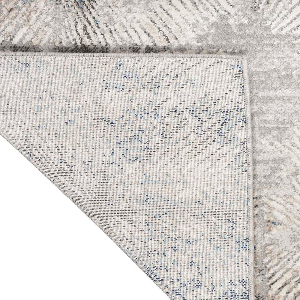 Nourison Infinity 9&#39; x 12&#39; Ivory and Grey Area Rug, , large