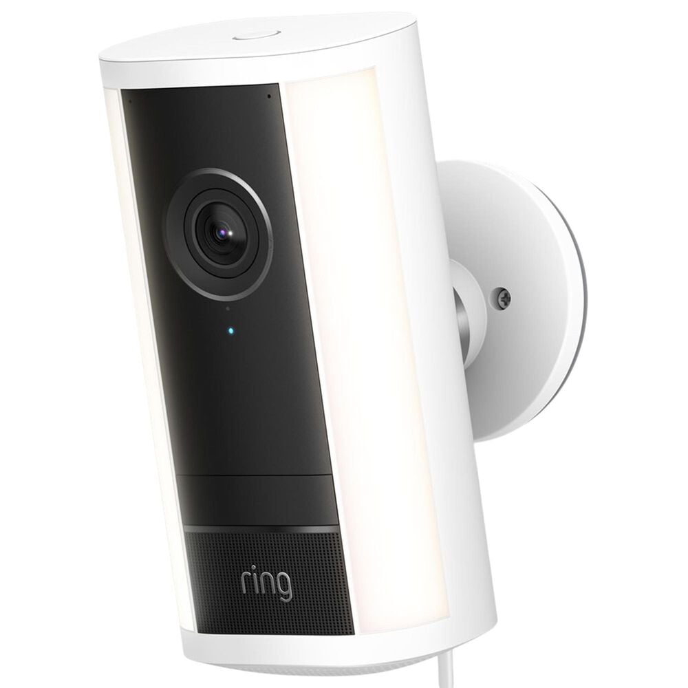 Ring Outdoor Plug-In Spotlight Pro Camera (2nd Gen) in White, , large
