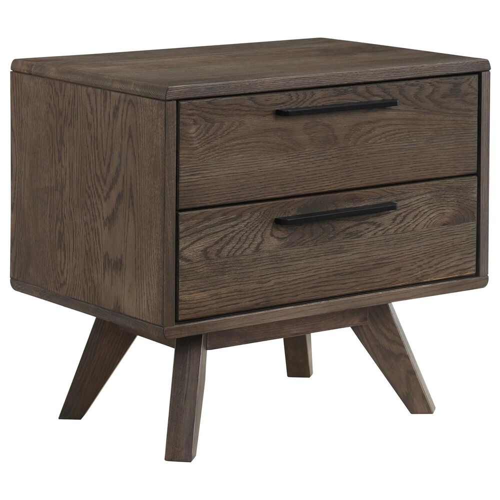Blue River Astoria 2-Drawer Nightstand in Dark Brown, , large