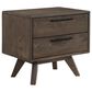 Blue River Astoria 2-Drawer Nightstand in Dark Brown, , large
