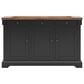 Ashley Wildenauer Dining Room Buffet in Warm Satin Black and Brown, , large