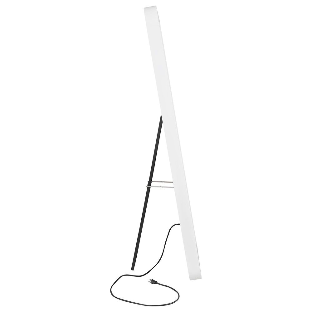 Coaster Glendora LED Standing Mirror in White, , large