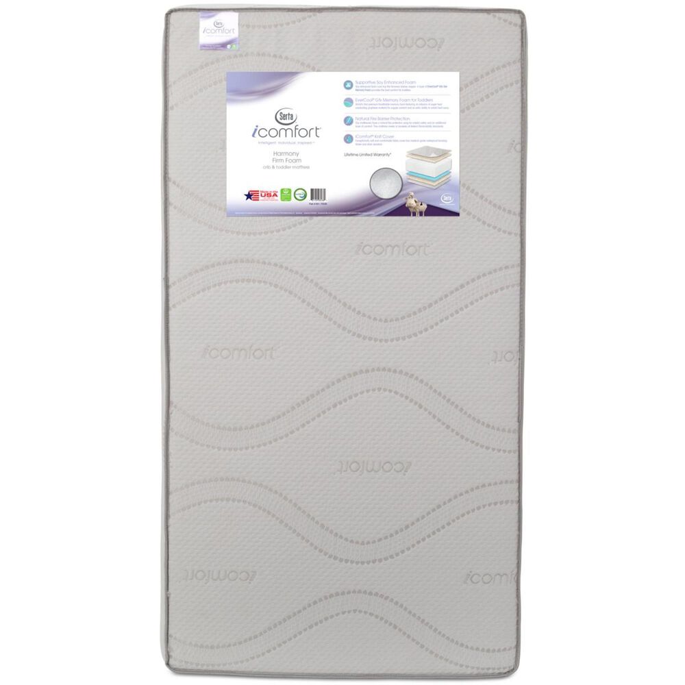 Simmons Kids Icomfort Harmony Baby Rectangle Crib Mattress, , large