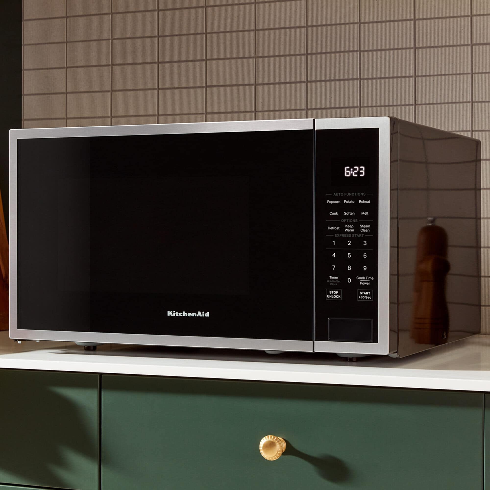 KitchenAid 2.2 Cu. Ft. Countertop Microwave in Stainless Steel