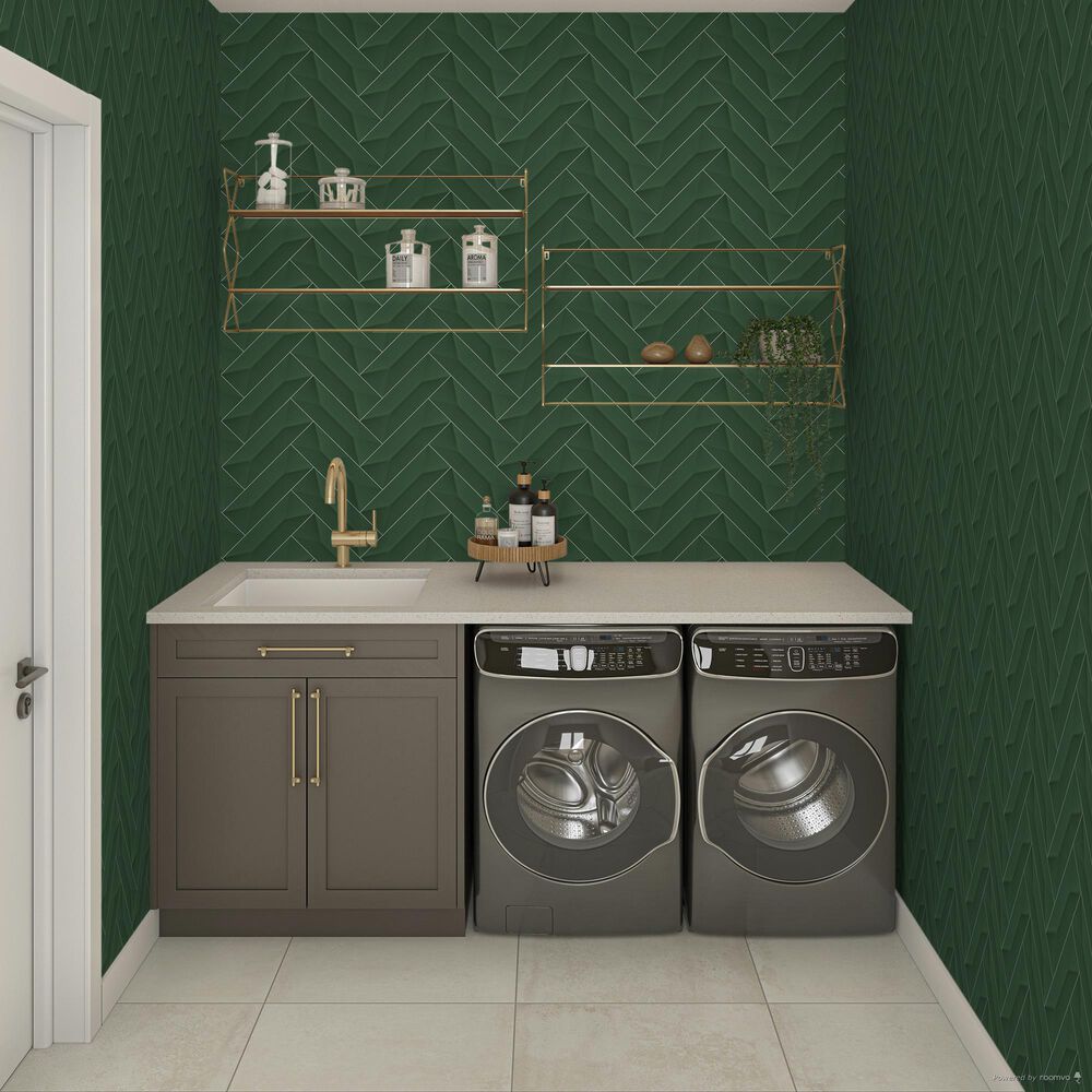 Dal-Tile Mythology Cyclade 4&quot; x 12&quot; Undulated Ceramic Tile, , large