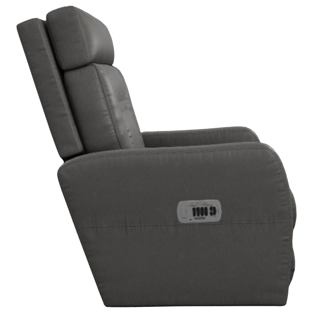La-Z-Boy Lennon Power Rocker Recliner with Swivel Base in Elite Charcoal, , large