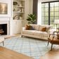 Dalyn Rug Company Soft Essentials Plaid Sky 8" x 10" Indoor/Outdoor Area Rug, , large