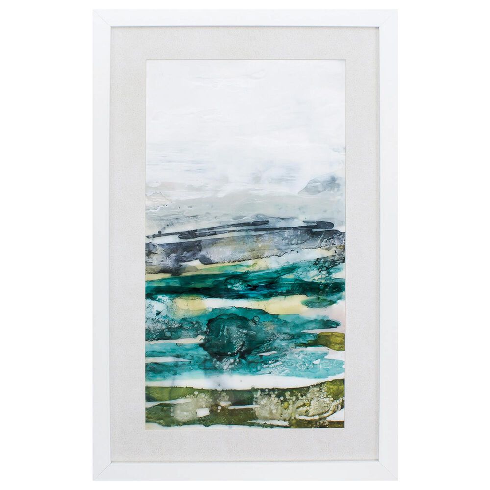 Propac "Crackled Marshland III" Wall Art in Teal, , large