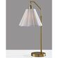 Adesso Lyra Table Lamp in Antique Brass, , large