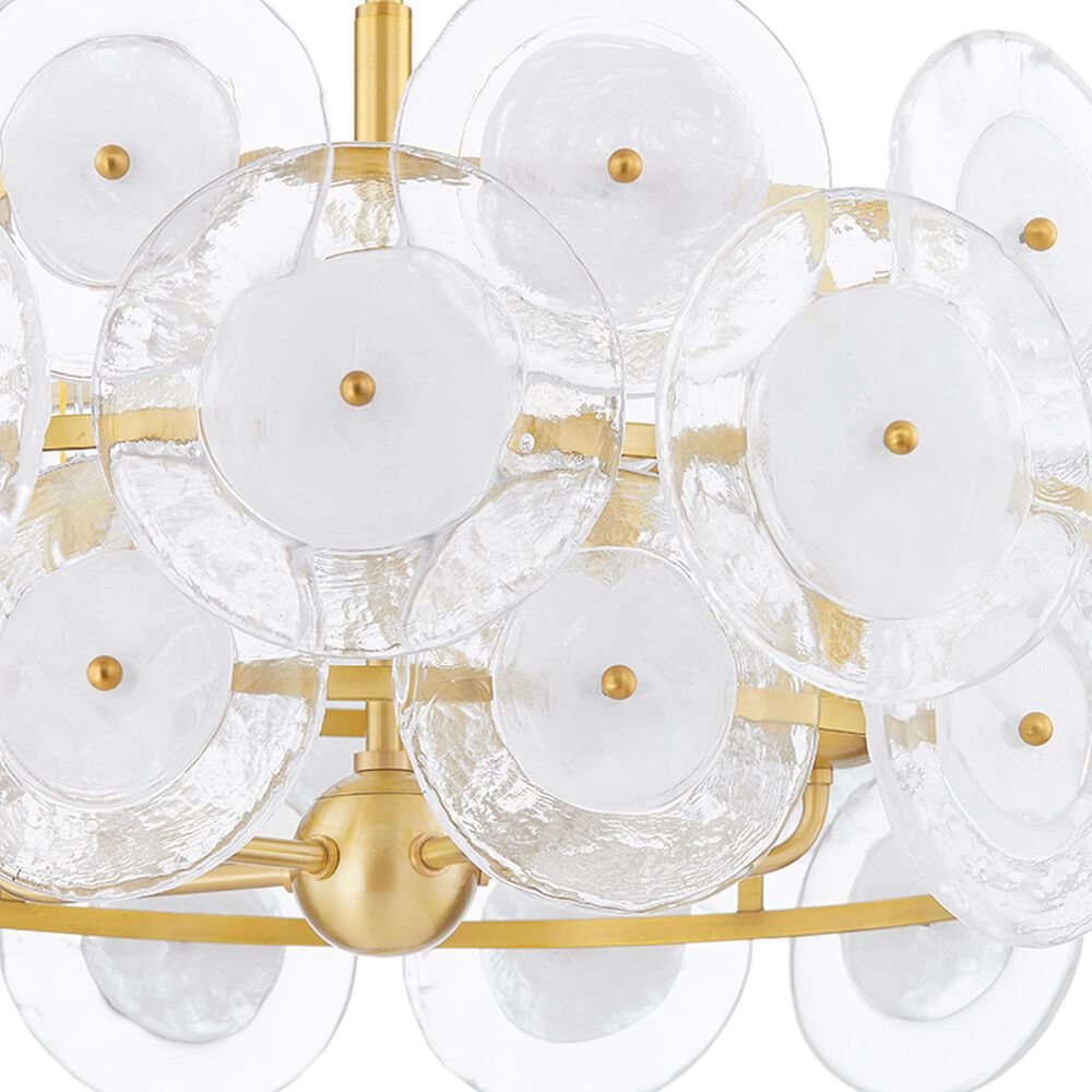 Mitzi Lighting Zoella 5-Light Chandelier in Aged Brass, , large
