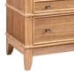 Hearth and Haven 3-Drawer Nightstand with Felt-Lined Hidden Space in Natural (Set of 2), , large