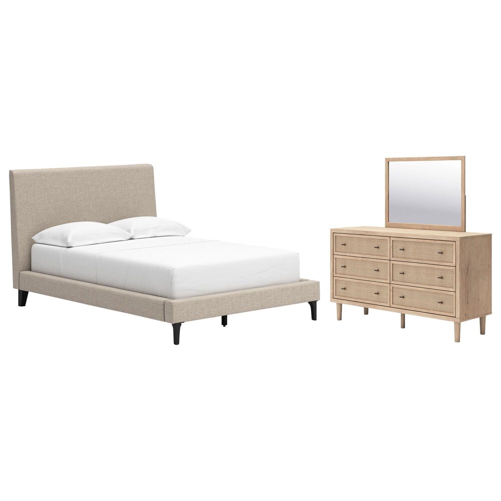 Ashley 3-Piece Upholstered Full Bedroom Set in Two Tone, , large