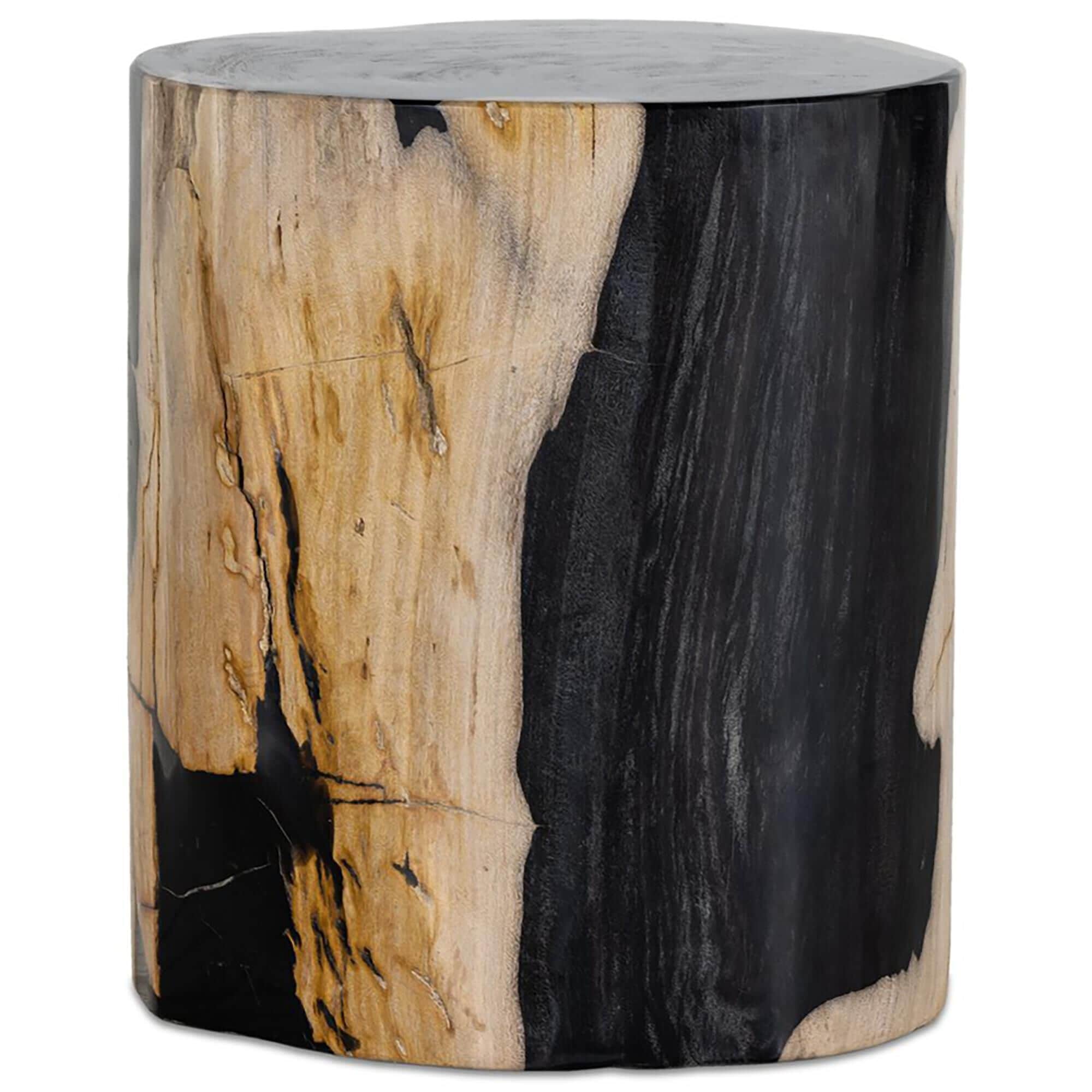 Four Hands Kos End Table in Light Petrified