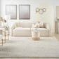 Nourison Joli 8"6" x 11"6" Ivory, Beige and Grey Area Rug, , large