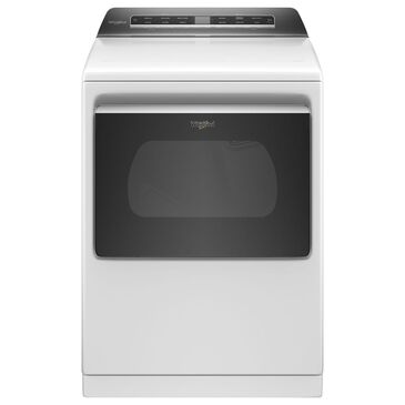 Whirlpool 7.4 Cu. Ft. Front Load Electric Dryer with Steam and Wifi in White, , large