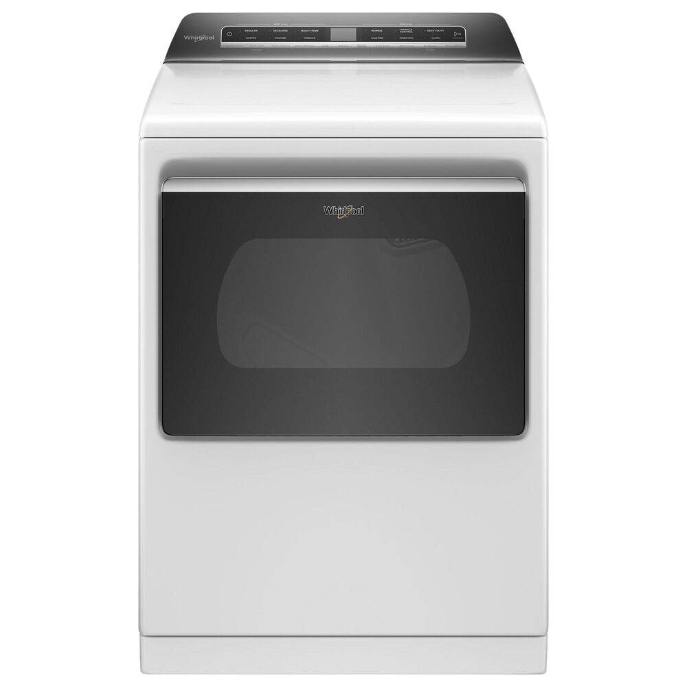 Whirlpool 7.4 Cu. Ft. Front Load Electric Dryer with Steam and Wifi in White, , large