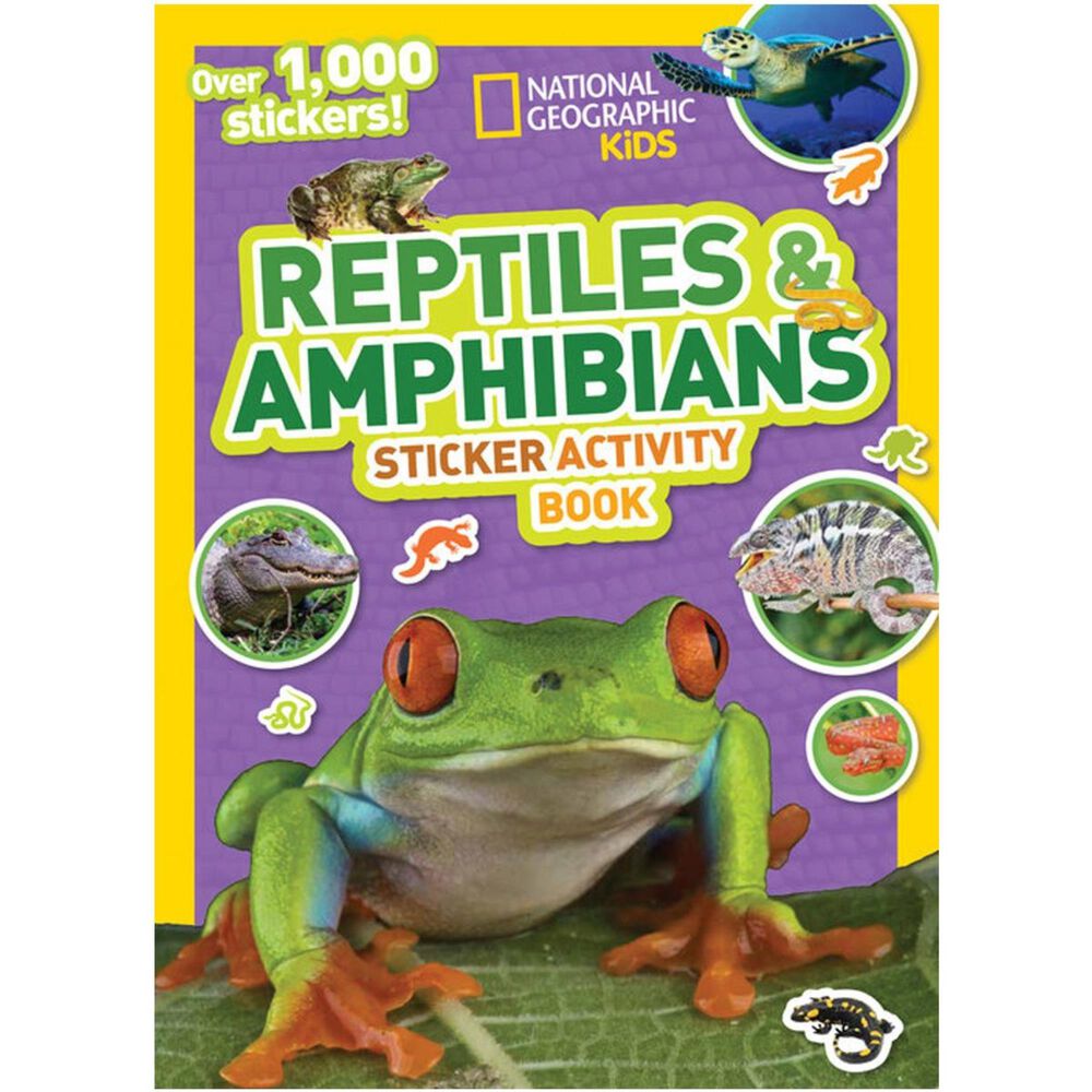 National Geographic Kids Reptiles and Amphibians Sticker Activity Book, , large