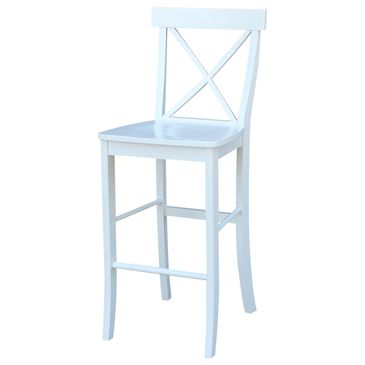 International Concepts 30" Barstool in White, , large