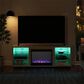 Ameriwood Home Lumina Deluxe Fireplace TV Stand in Blonde Oak, , large