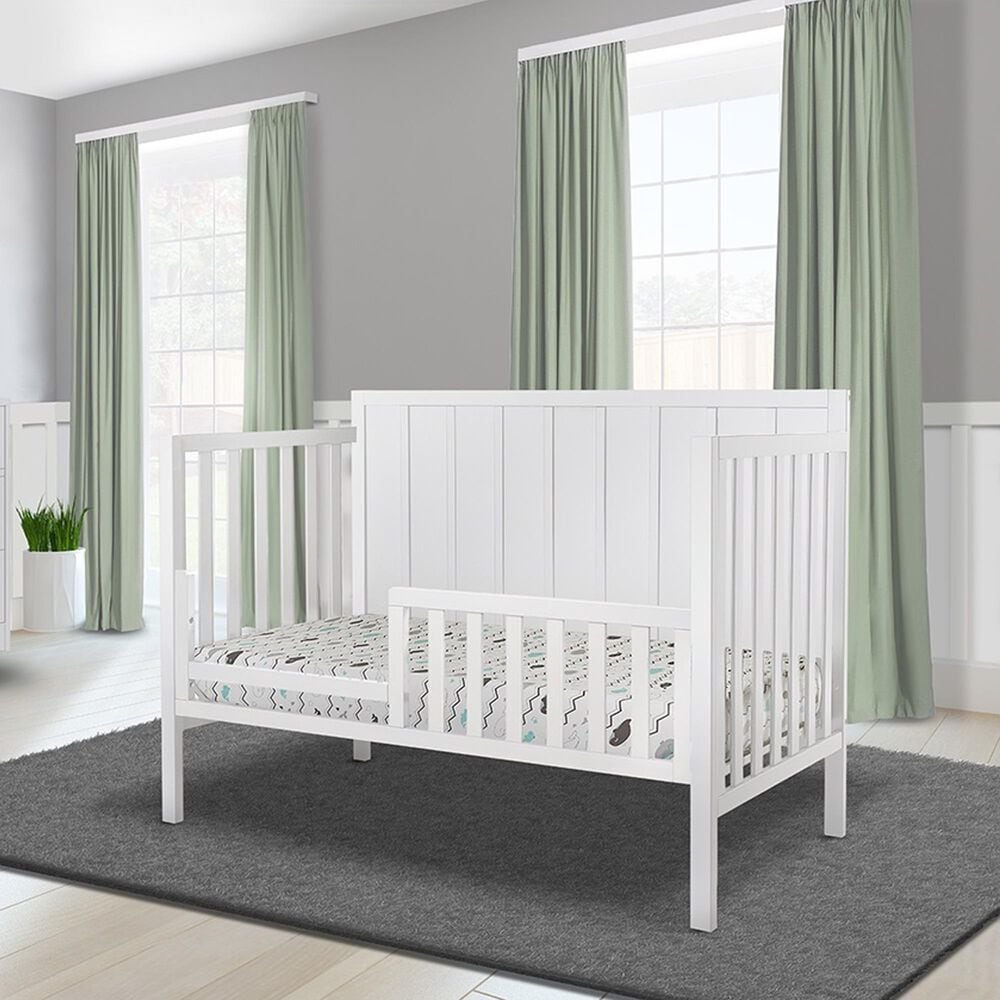 Sorelle Furniture Essex 4-In-1 Convertible Crib in White, , large