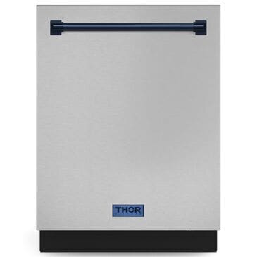 THOR KITCHEN Gordon Ramsay 24" Built-In Dishwasher with Navy Blue Handle Kit in Stainless Steel, , large