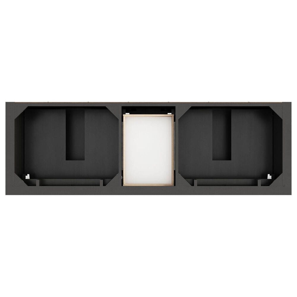 James Martin Vanities Brookfield 72&quot; Double Bathroom Vanity in Black Onyx with 3cm Lime Delight Quartz Top and Rectangular Sinks, , large