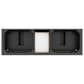 James Martin Vanities Brookfield 72" Double Bathroom Vanity in Black Onyx with 3cm Lime Delight Quartz Top and Rectangular Sinks, , large
