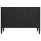 James Martin Vanities Myrrin 48" Single Bathroom Vanity in Carbon Oak with 3 cm Eternal Jasmine Pearl Silestone Top, Rectangular Sink and FreePower Wireless Charger, , large