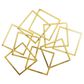 CosmoLiving by Cosmopolitan 37" x 45" Abstract Wall Decor in Gold, , large