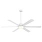 Minka-Aire Cairo 65" Smart Indoor/Outdoor Ceiling Fan with LED Light in Flat White, , large