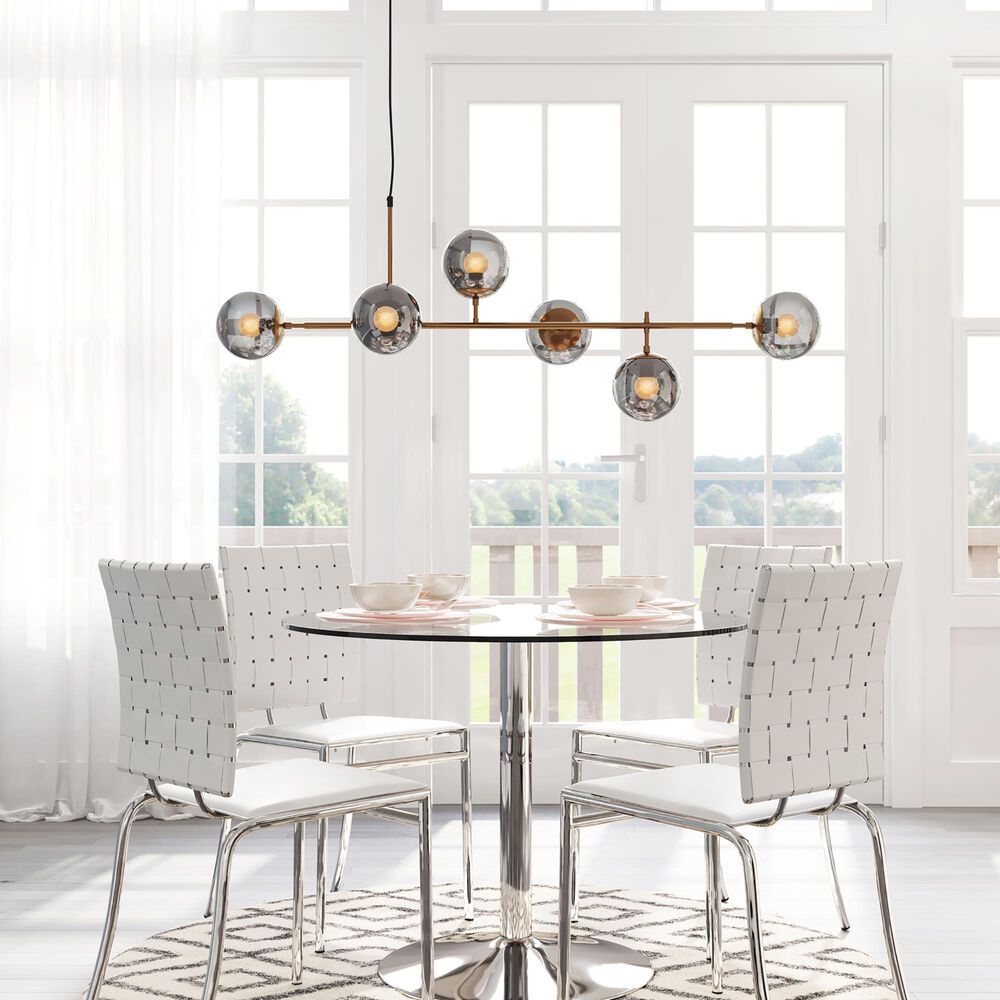 Zuo Modern Gisela Ceiling Lamp in Brass, , large