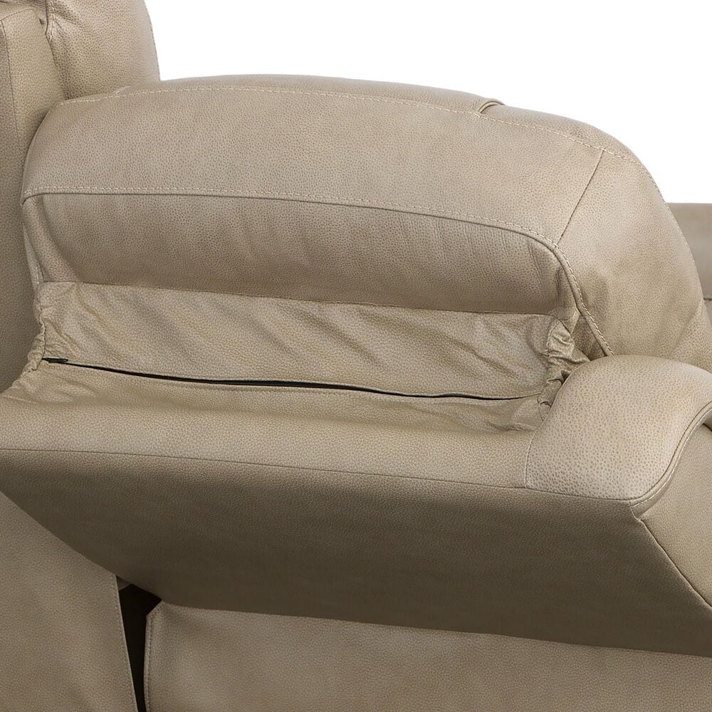 Flexsteel Crew 3-Piece Power Reclining Living Room Set in Pebble, , large