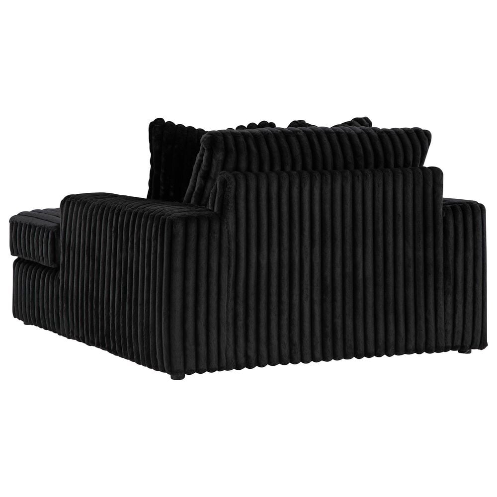 Ashley Midnight-Madness Oversized Chaise in Onyx, , large
