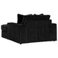 Ashley Midnight-Madness Oversized Chaise in Onyx, , large