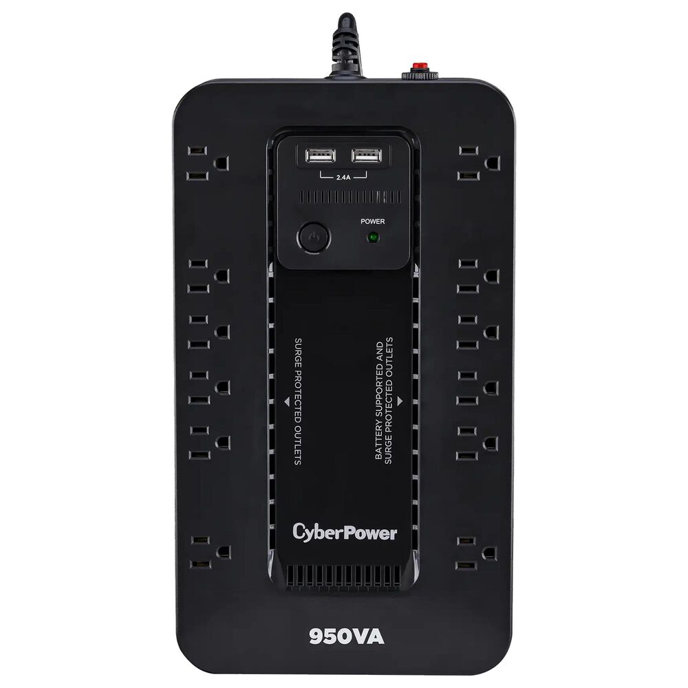 Cyber Power 950VA Battery Backup in Black, , large