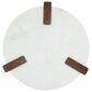 Ashley Isanti Round End Table in White and Brown, , large