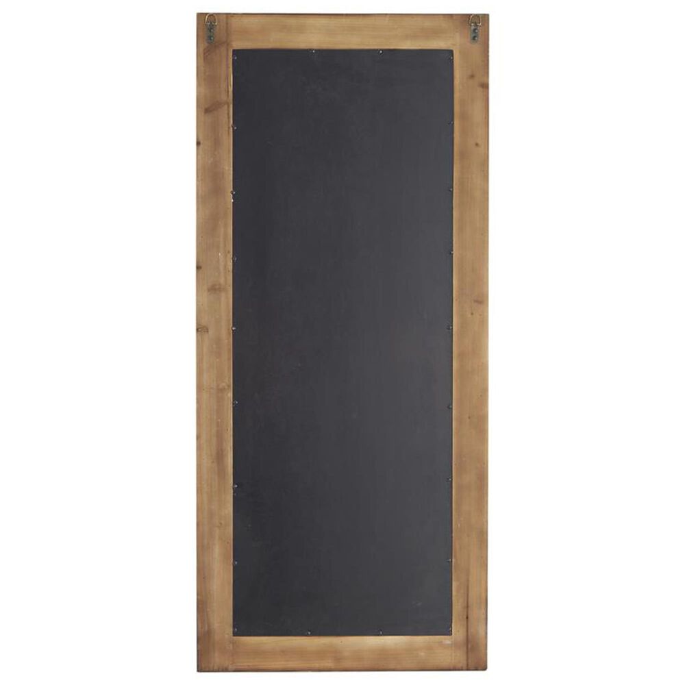 Maple and Jade Full Length Wall Mirror in Brown, , large