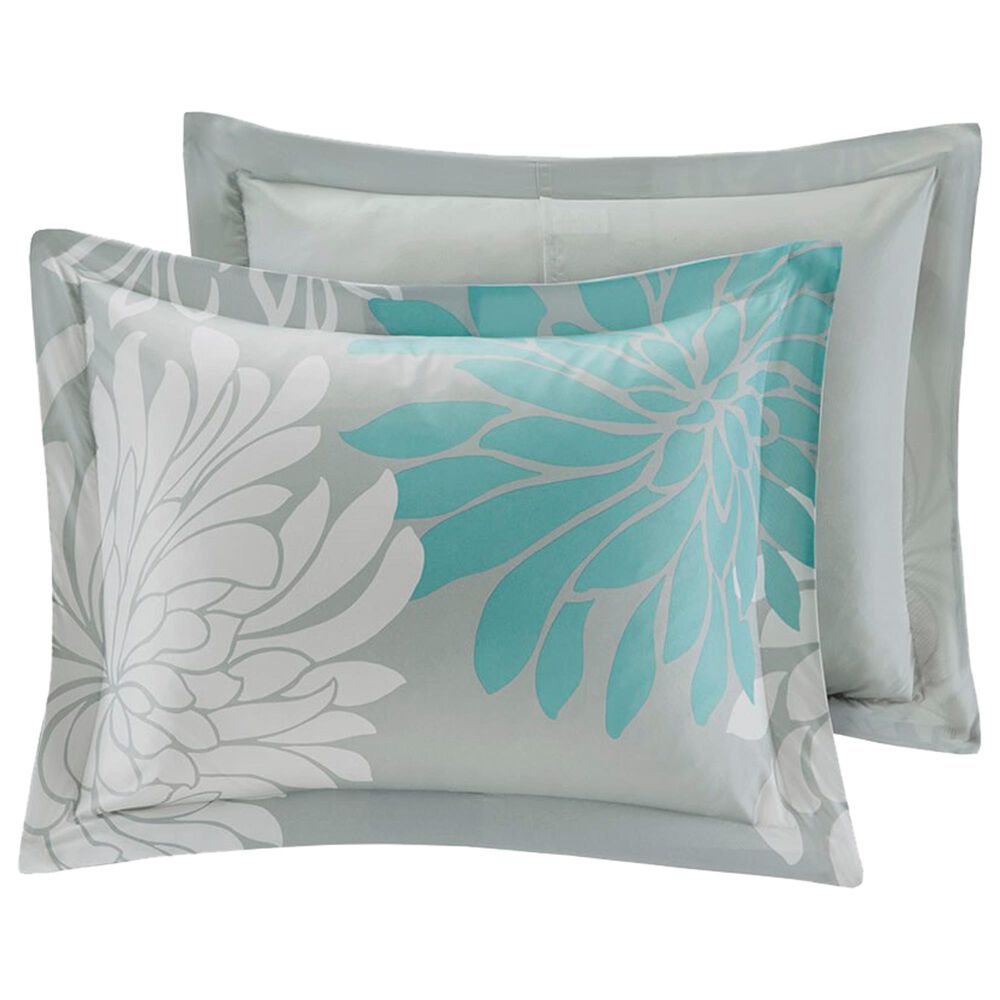 Hampton Park Maible 9-Piece Queen Comforter Set in Aqua, , large