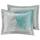 Hampton Park Maible 9-Piece Queen Comforter Set in Aqua, , large