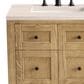 James Martin Vanities Breckenridge 30" Single Bathroom Vanity in Light Natural Oak with 3 cm Eternal Marfil Quartz Top and Rectangular Sink, , large