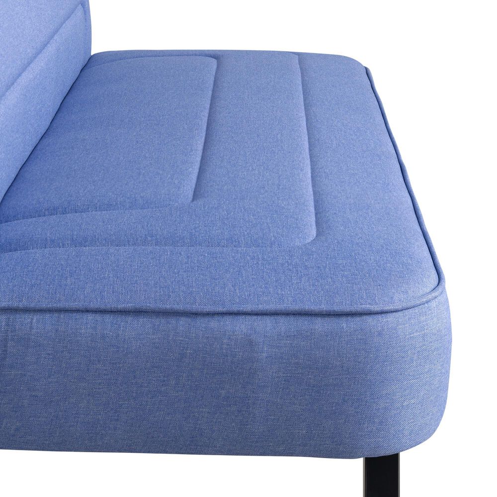 Lifestyle Solutions Frankie Convertible Sofa in Blue, , large