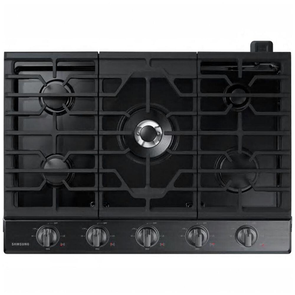 Samsung 30" Gas Cooktop in Black Stainless Steel, , large
