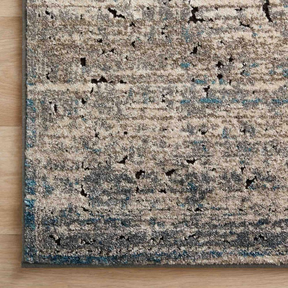 Loloi Millennium MV-02 3&#39;7&quot; x 5&#39;7&quot; Grey and Blue Area Rug, , large