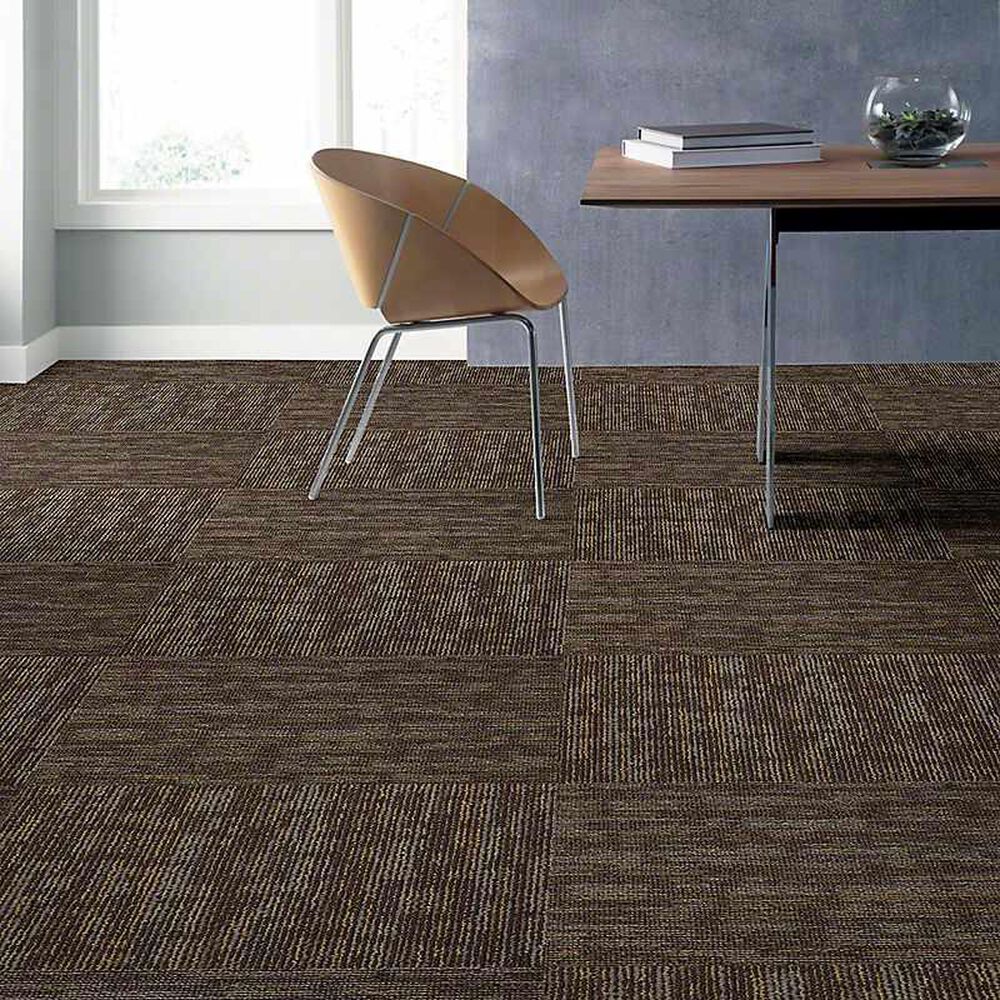 Shaw Hook Up 24&quot; x 24&quot; Carpet Tile in Charged, , large