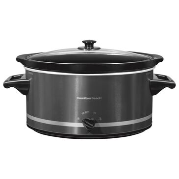 Hamilton Beach 8qt Slow Cooker Black/Silver, , large