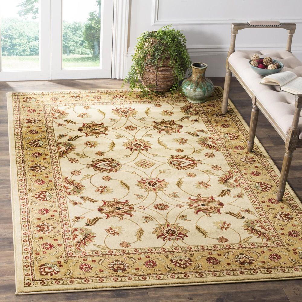 Safavieh Lyndhurst LNH553 8&#39; x 11&#39; Ivory and Beige Area Rug, , large