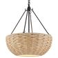 Golden Lighting Hathaway 4-Light Pendant in Matte Black, , large