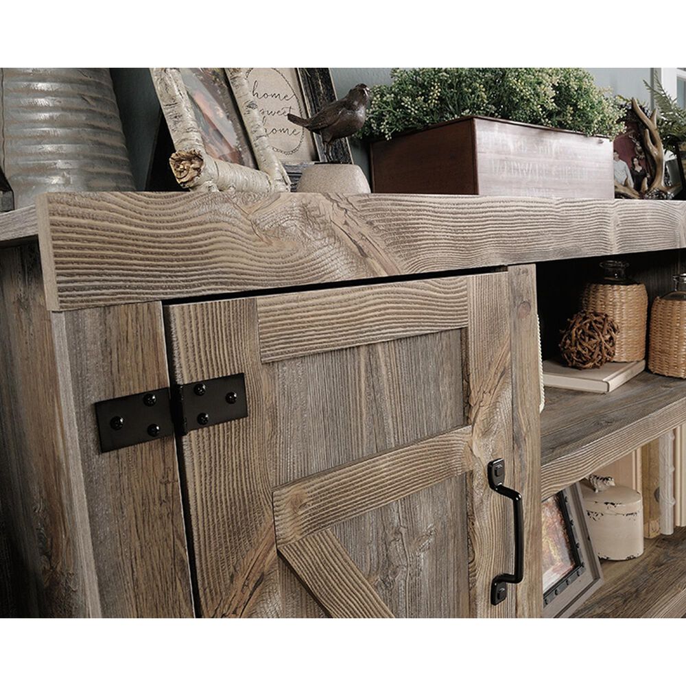 Sauder 63&quot; Entertainment Credenza in Rustic Cedar, , large