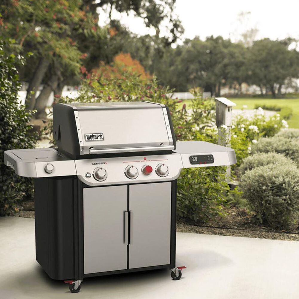 Weber Genesis Sx 335 Smart Liquid Propane Gas Grill In Stainless Steel Nebraska Furniture Mart Weber Genesis Sx 335 Smart Liquid Propane Gas Grill In Stainless Steel Nebraska Furniture Mart